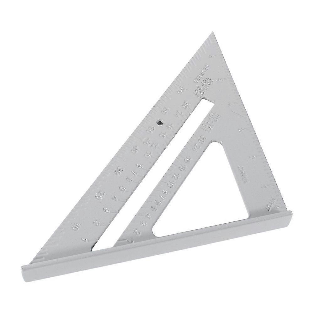Aluminum Ruler Speed Square 7" Carpenter Protractor Miter Framing Measuring Tool