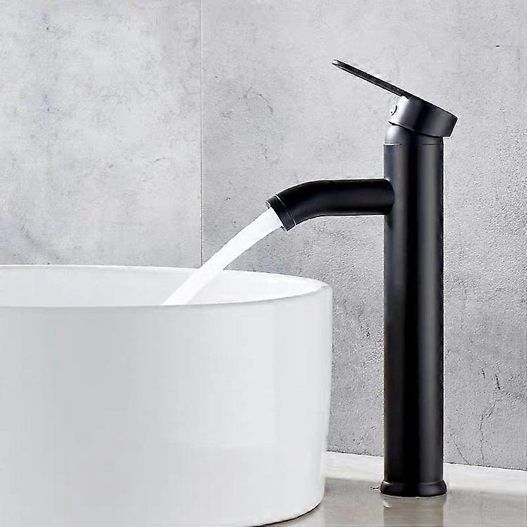 Faucet, Stainless Steel, Black, Table Basin, Bathroom