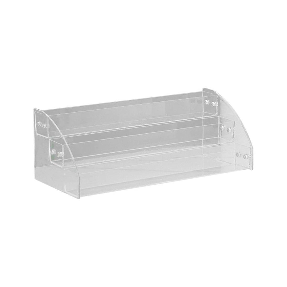 3-Tier Medical Display Rack for Health Center with 3.5cm Slot for Medicine Storage