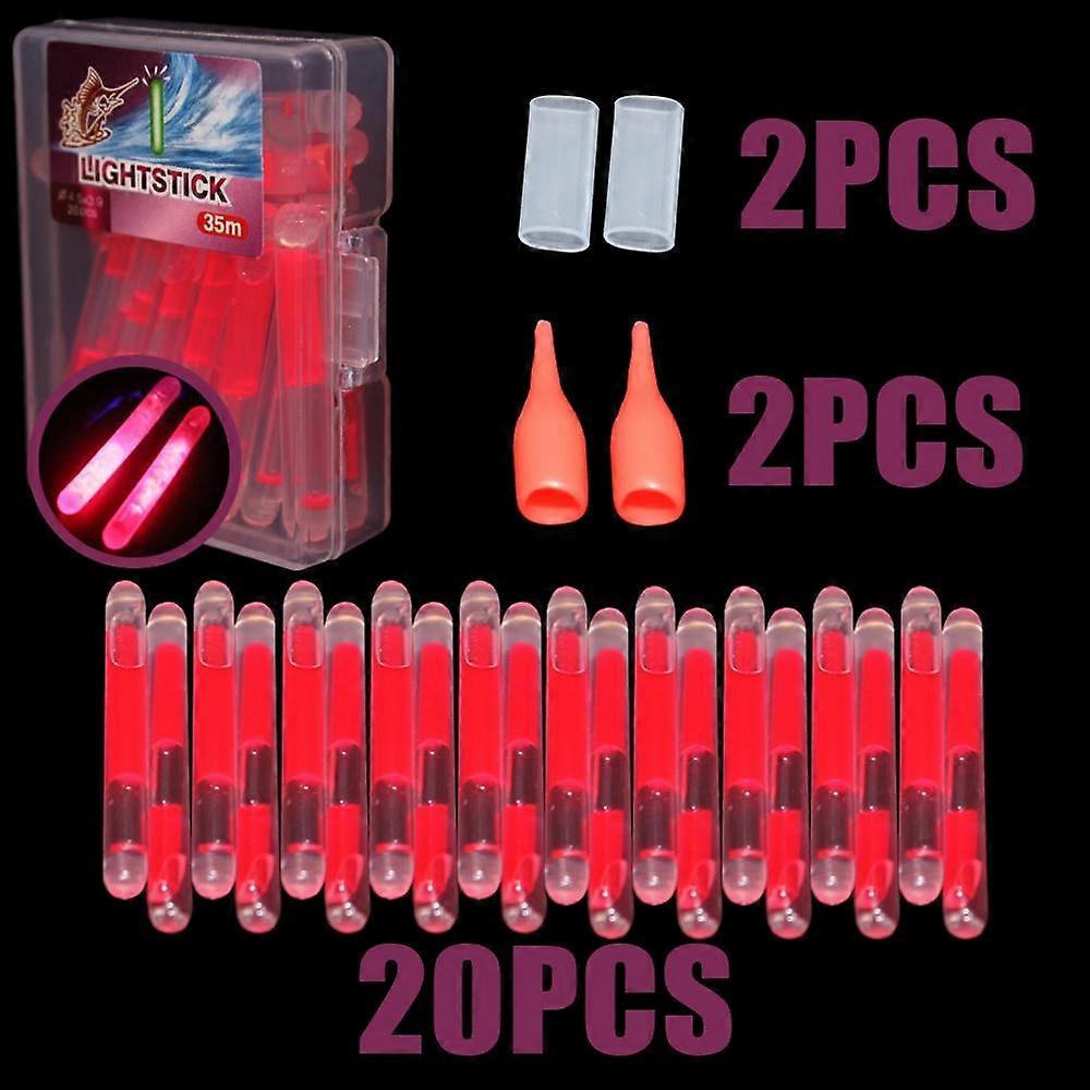 20pcs/ Box Mini Fishing Fluorescent Lightstick Fireflies for Fishing Float Fluorescent Lightstick Light Night Float Rod Lights