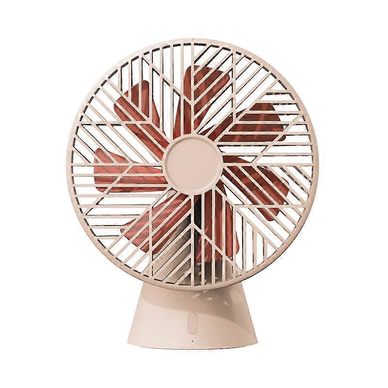 SOTHING Forest Desktop Fan USB Rechargeable Mute Cooling Fan with 3 Wind Speeds - White
