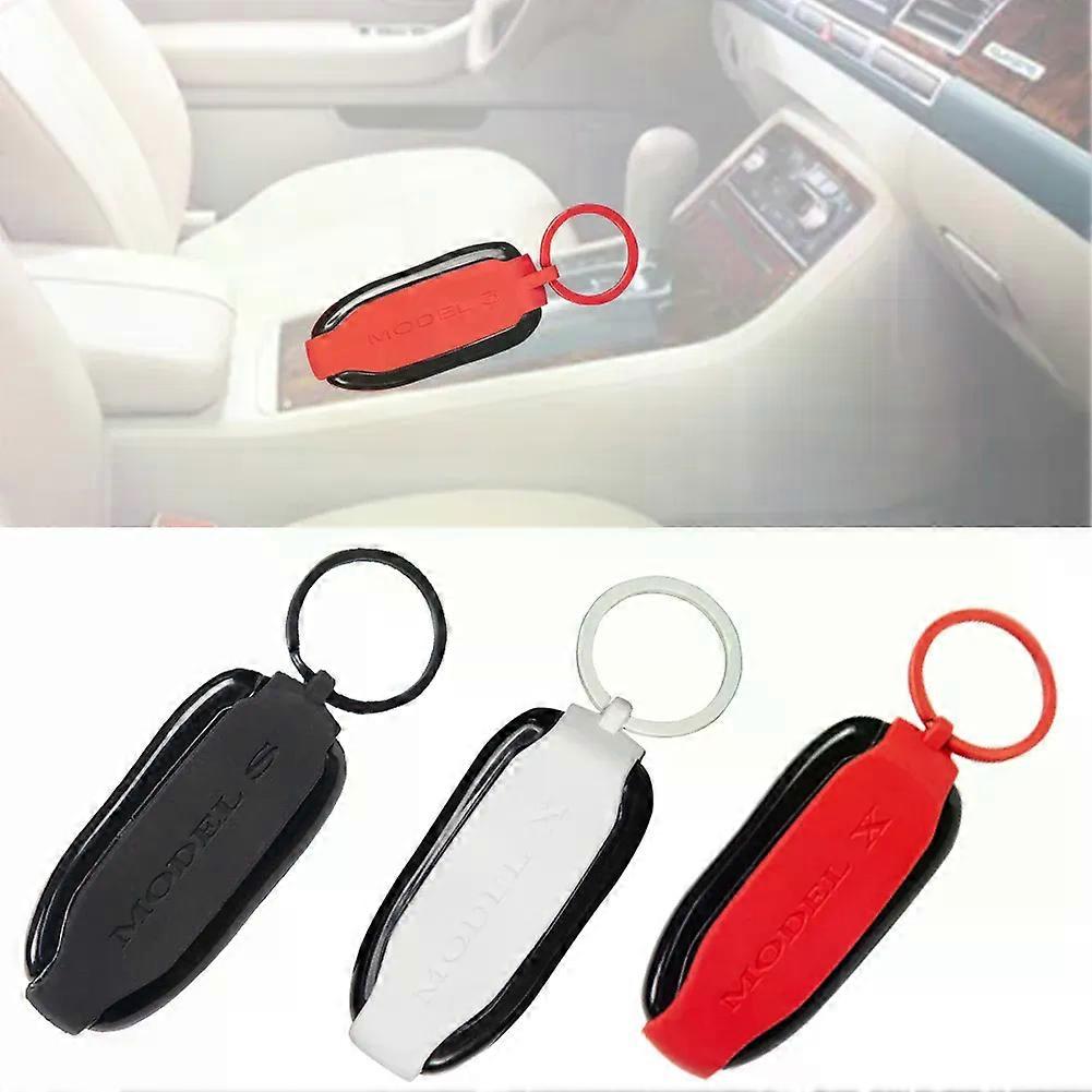 Car Key Fob Case For  Model 3 X S Y  Keychain Band Cover Protector Full Half Coverage Anti Scratch Soft Shell MXP