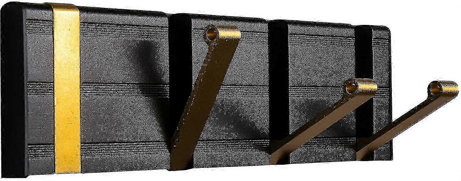 unique 4-hook Decorative Foldable Wall Hook,gold