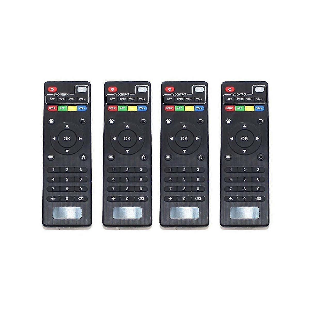 Pour -PRO MX9 M8 M9C H9 Remplacement de téléviseur infrarouge 4Pcs Télécommande de décodeur portable