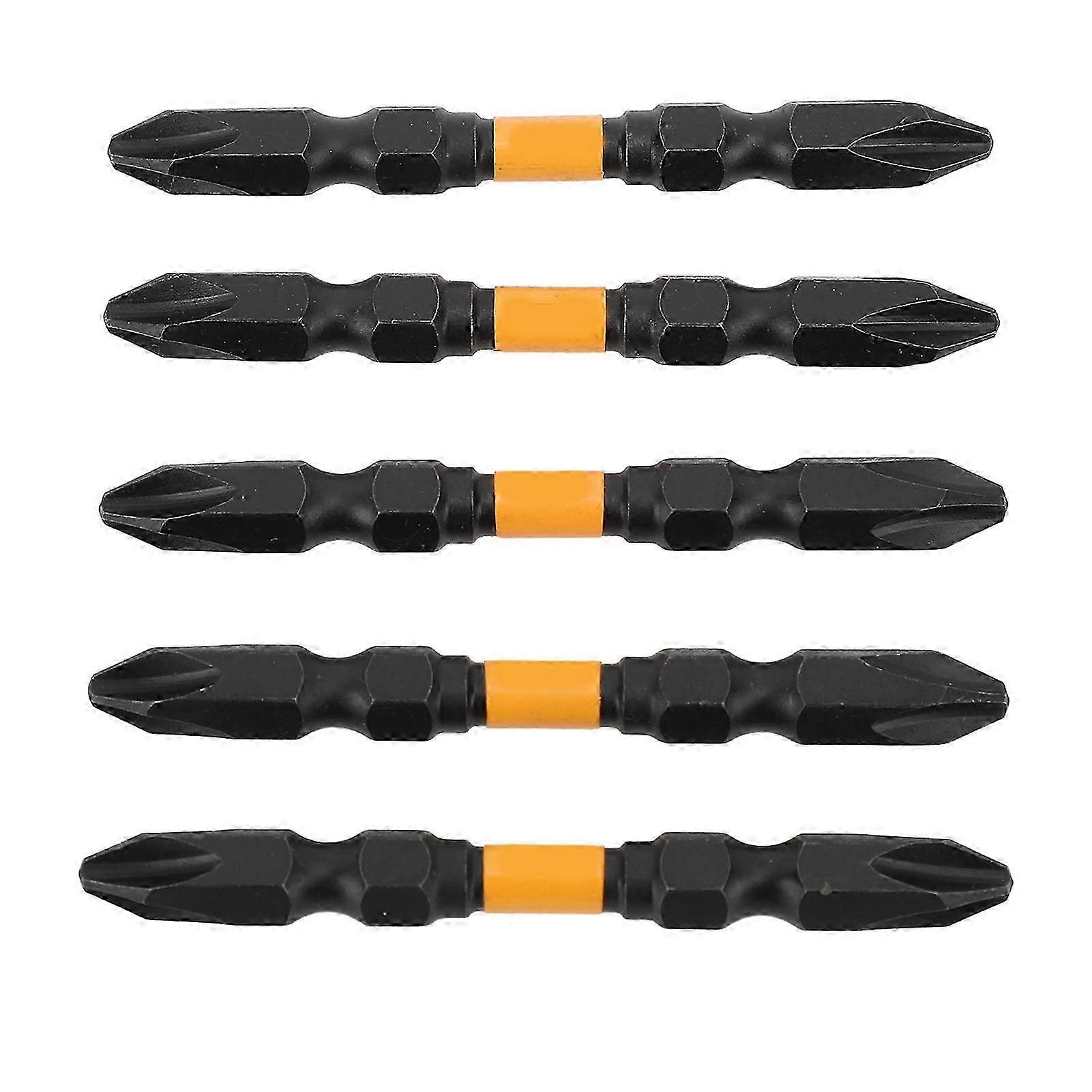 5 יחידות סט סיביות מברג כפול סגסוגת פלדה פיתול גבוה מברג צולב סט לתיקון תחזוקה f74