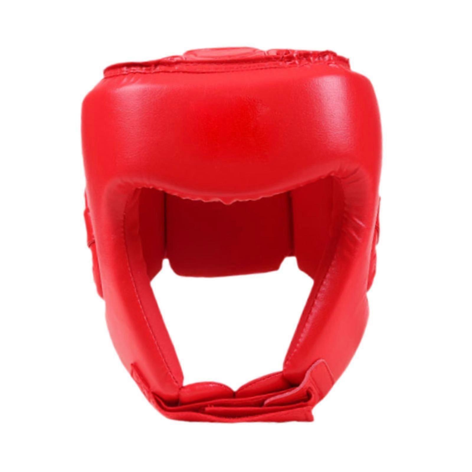 ボクシングヘッドギア、子供用、男性、女性、MMAレッドのためのプロの換気スパーリングギア