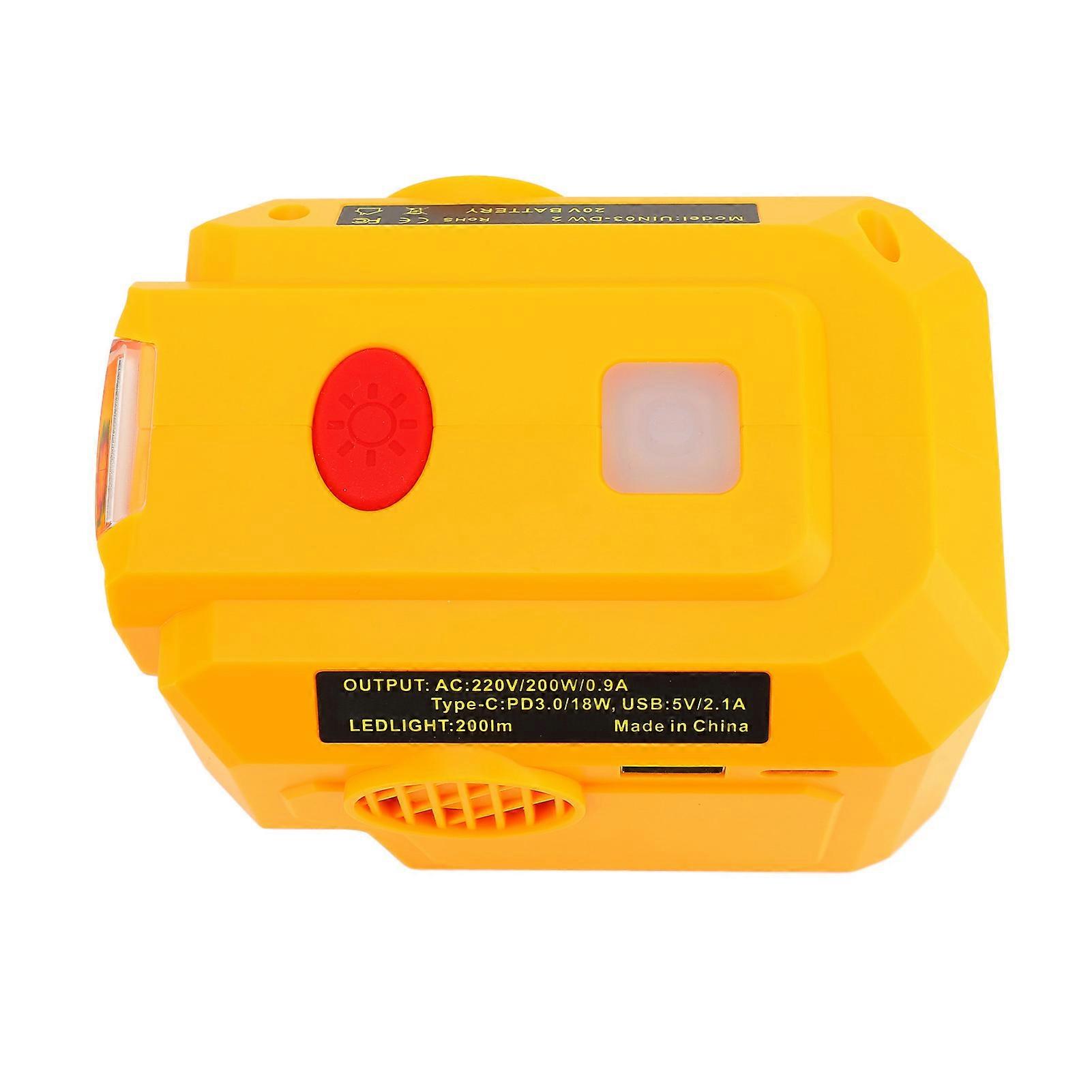 Power Supply Inverter High Efficiency Portable Power Supply Inverter Converter with PD3.0 and Type C Interfac 200W 220V