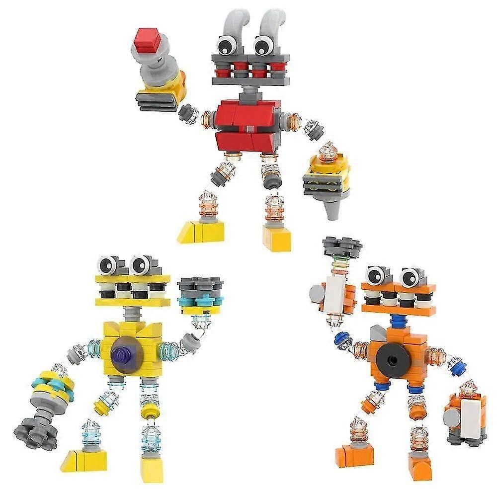 My Singing Monsters Wubbox 7-in-1 Supernatural Monsters Game Series Building Blocks Diy Robots Set For Kids Gift