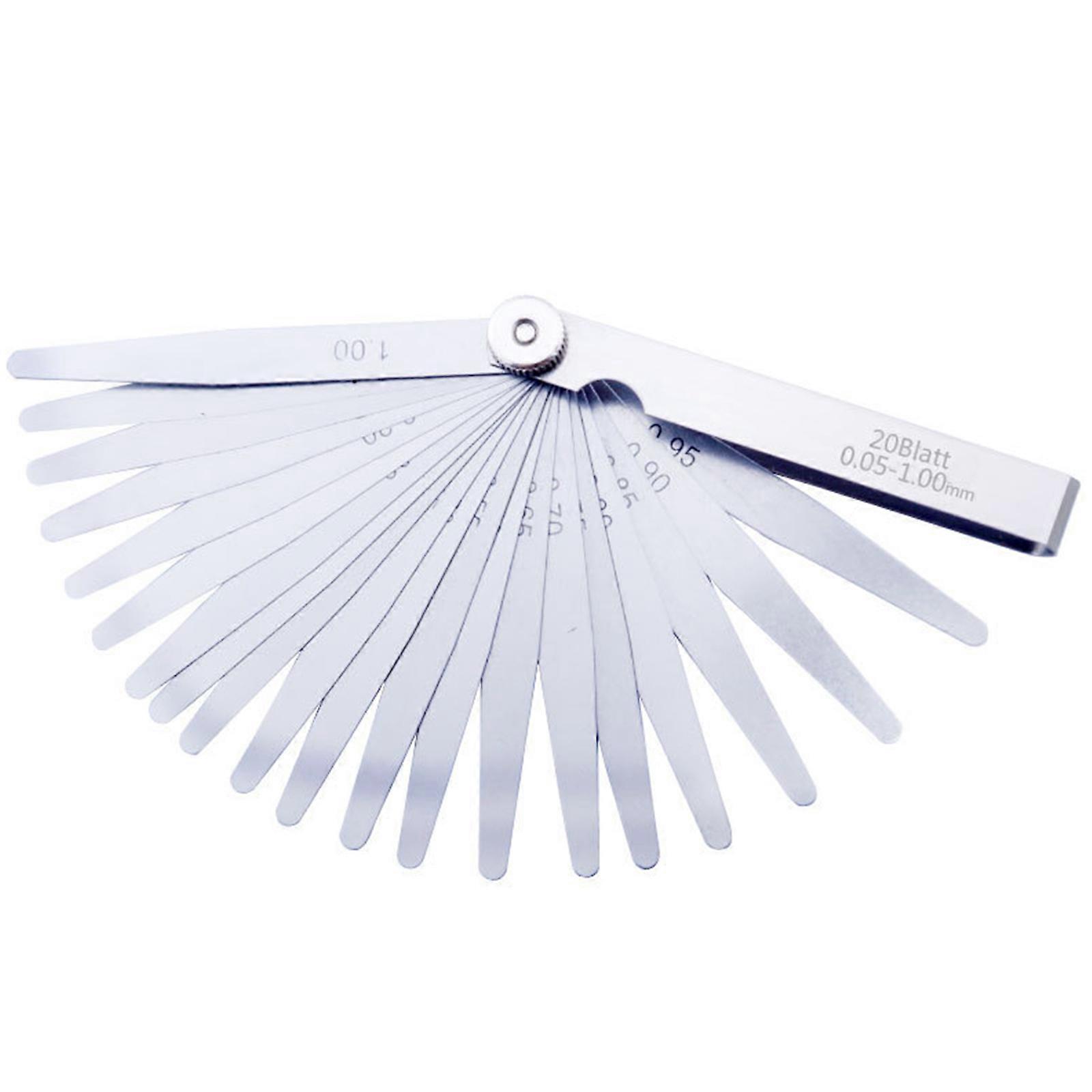 Feeler-Gauges High-Precision Metric Feeler Gauge Foldable Thickness Gap-Metric Filler-Feeler Gauges Measure Tool Durable