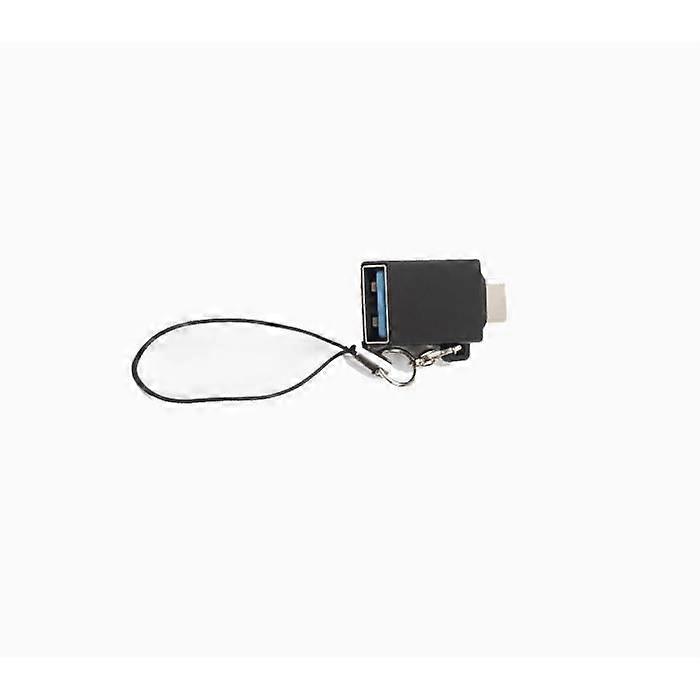 USB-C Adapter - Uspecificeret - Sort - USB 3.0 - Kabelbeslag - MF med rem