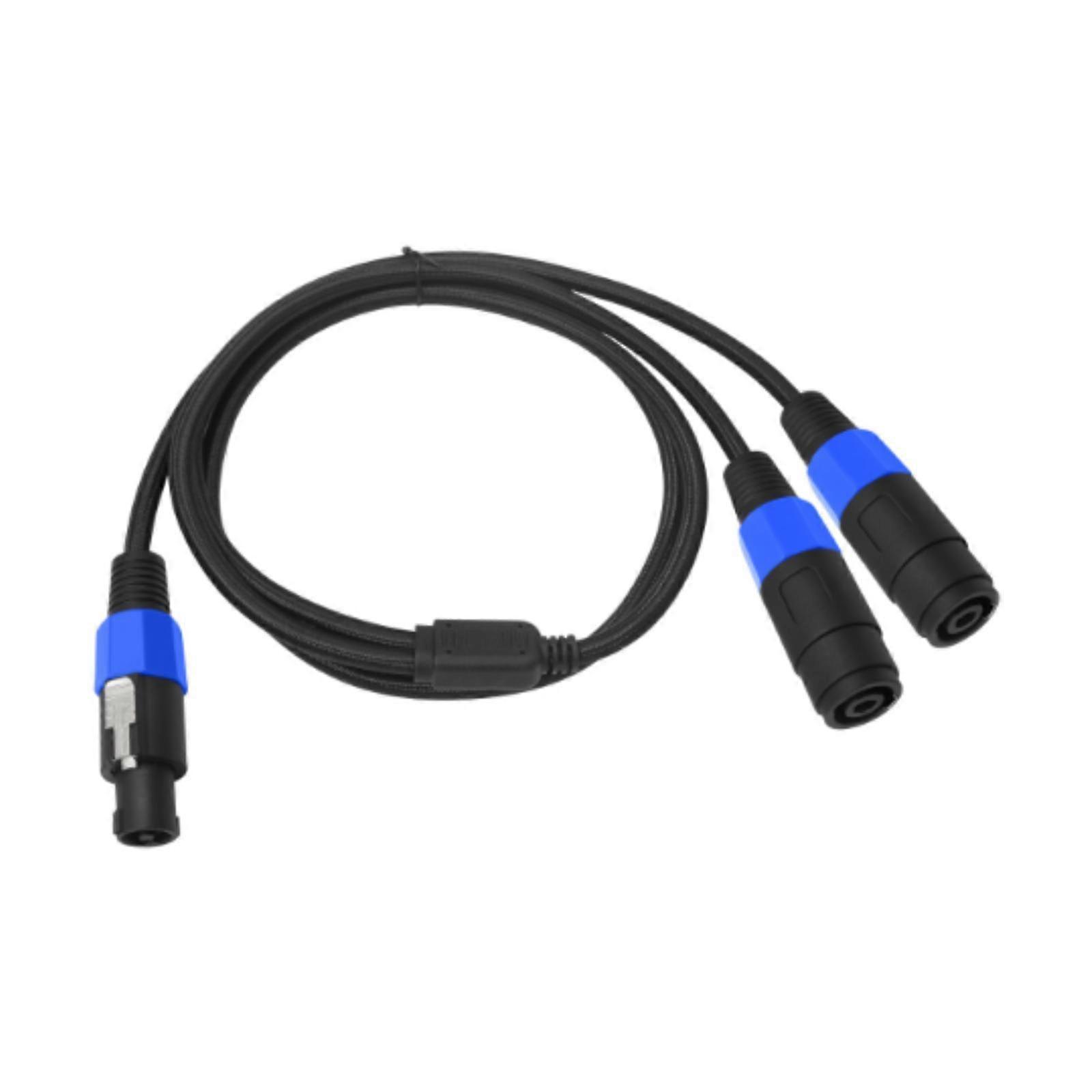 Balanced XLR Splitter Cable Speaker Connection Cable Portable Audio Adaptor