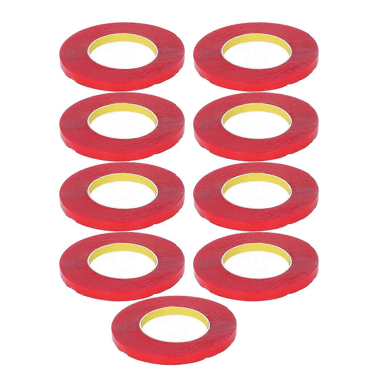 10 Rolls Double Sided Tape Clear Acrylic Removable Adhesive Heavy Duty Mounting Tape for Photo Frame