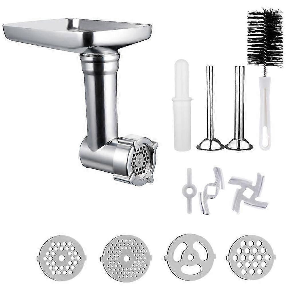 Metal Meat Food Processor Grinder Attachment for Stand Mixer Meat Grinder Accessories Set