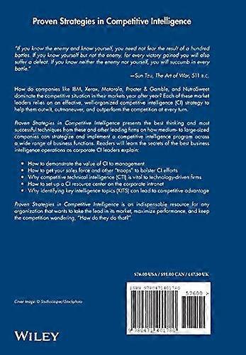 Proven Strategies in Competitive Intelligence: Lessons from the Trenches