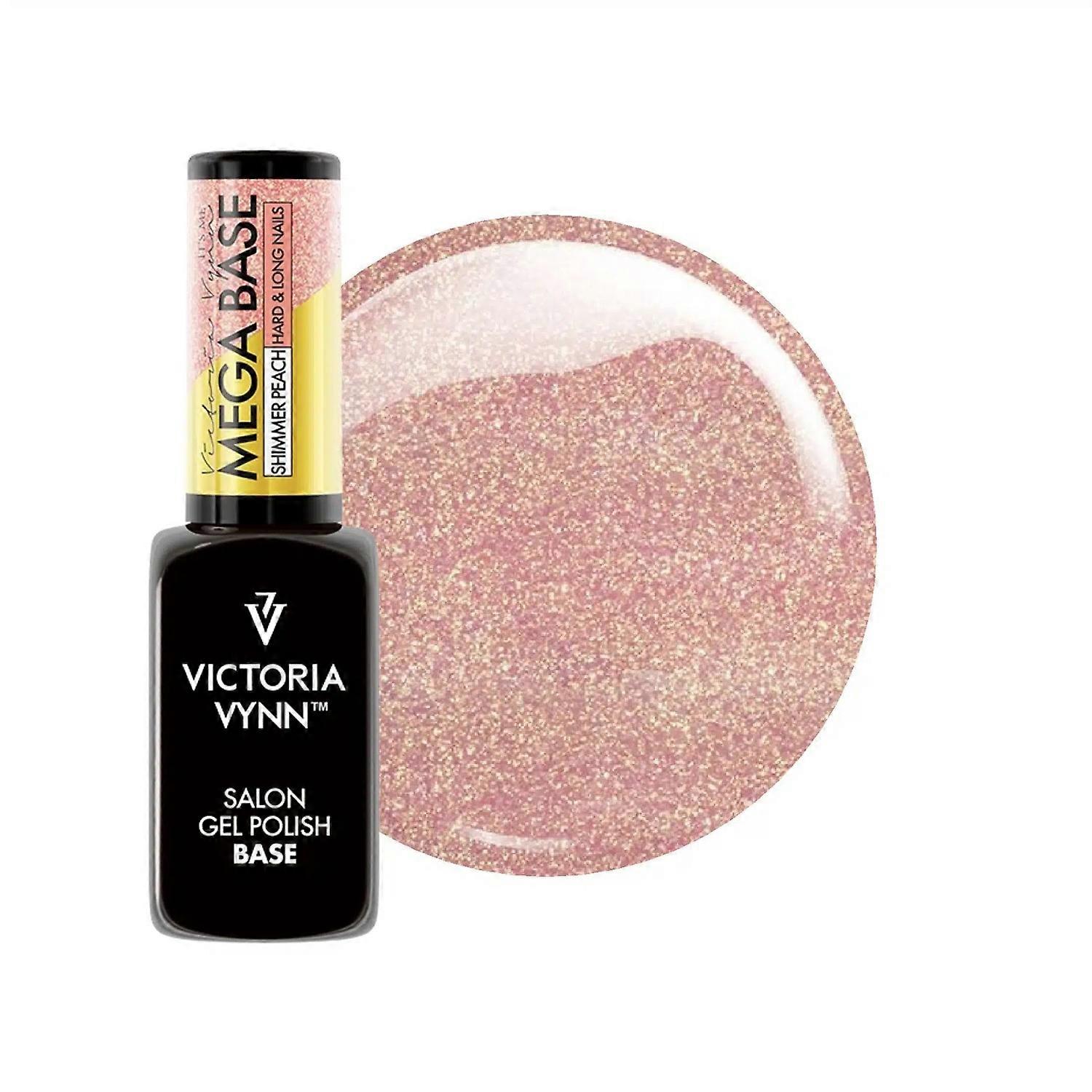 Gellak - Mega Base - Shimmer Peach - 8ml - Victoria Vynn