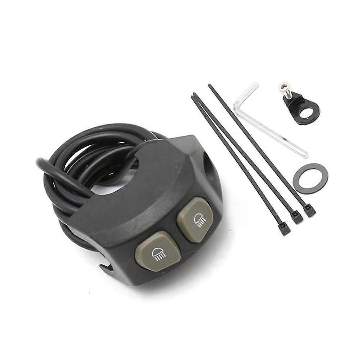 For R1200GS R 1200 GS R1250GS F850GS F750GS ADV Motorcycle Fog Lights Wiring Harness Handle Switch Push Button,B