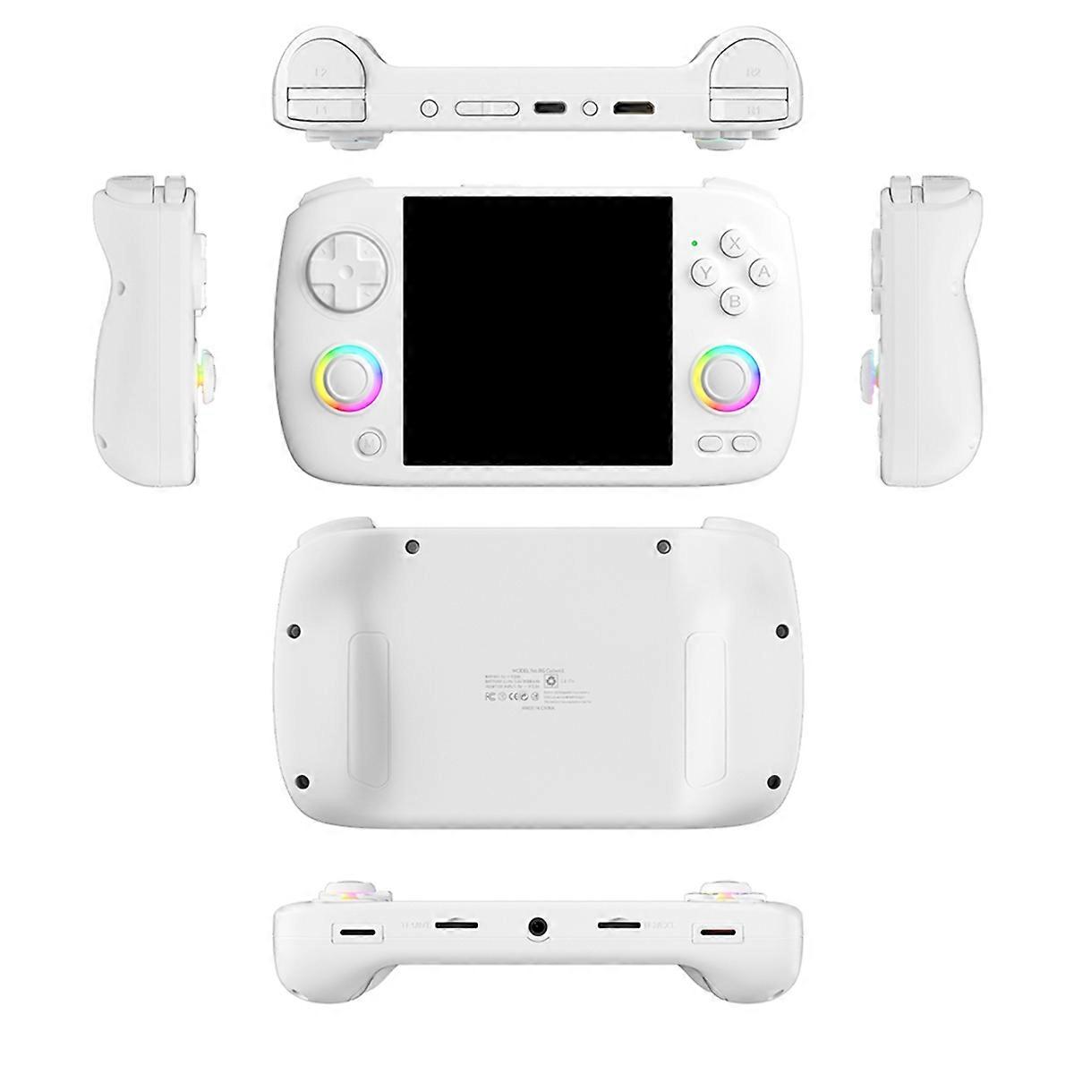 RG CubeXX Retro Handheld Games Console 32G+128G RGB Joystick White