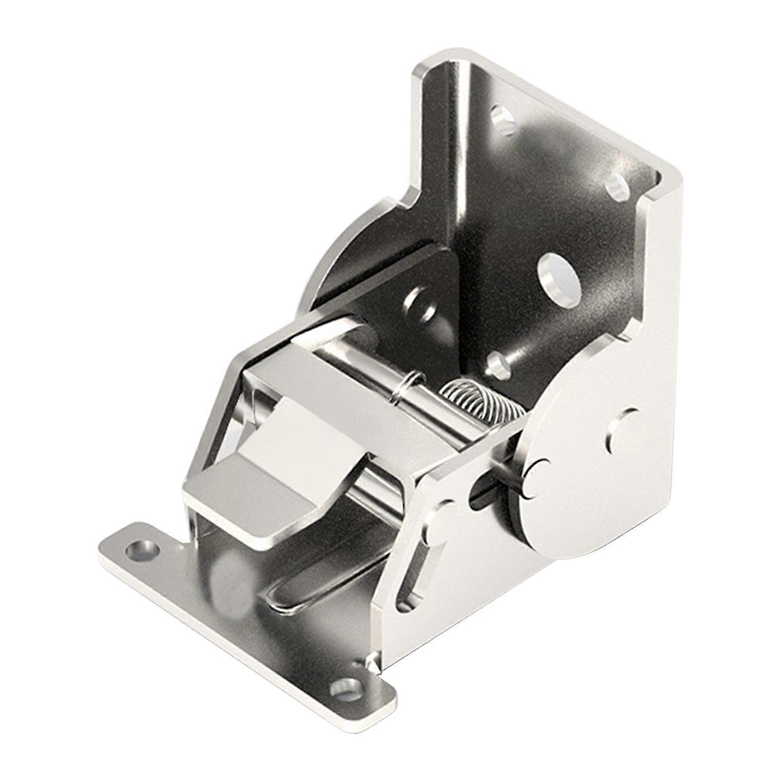 Folding Lock Extension Hinges 90 Degree Locking Designs Hinge Hardware Suitable for Table Legs & DIY Furniture Projects Silver