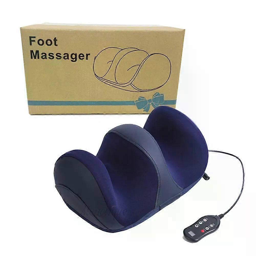 電動フットレッグマッサージャー電気加熱療法ホットコンプレッション指圧ニーディングローラーマッスルカーフリラクゼーションフィートマシン