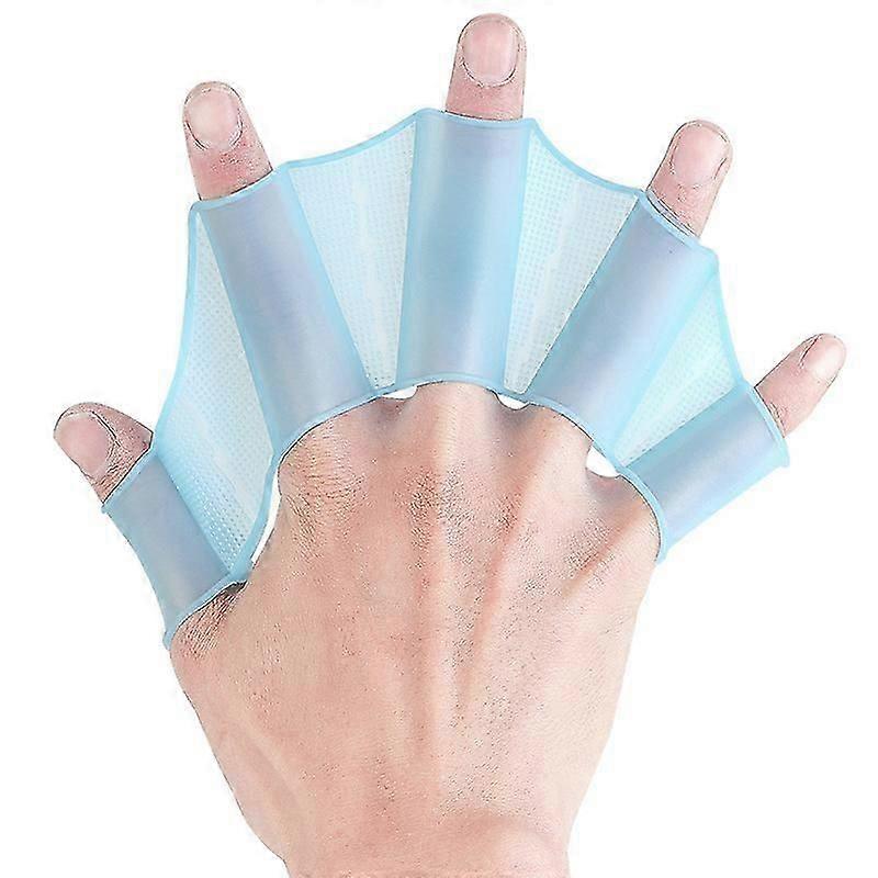Swimming fins 1 pair of unisex frog-shaped silicone swimming fins gloves for water sports