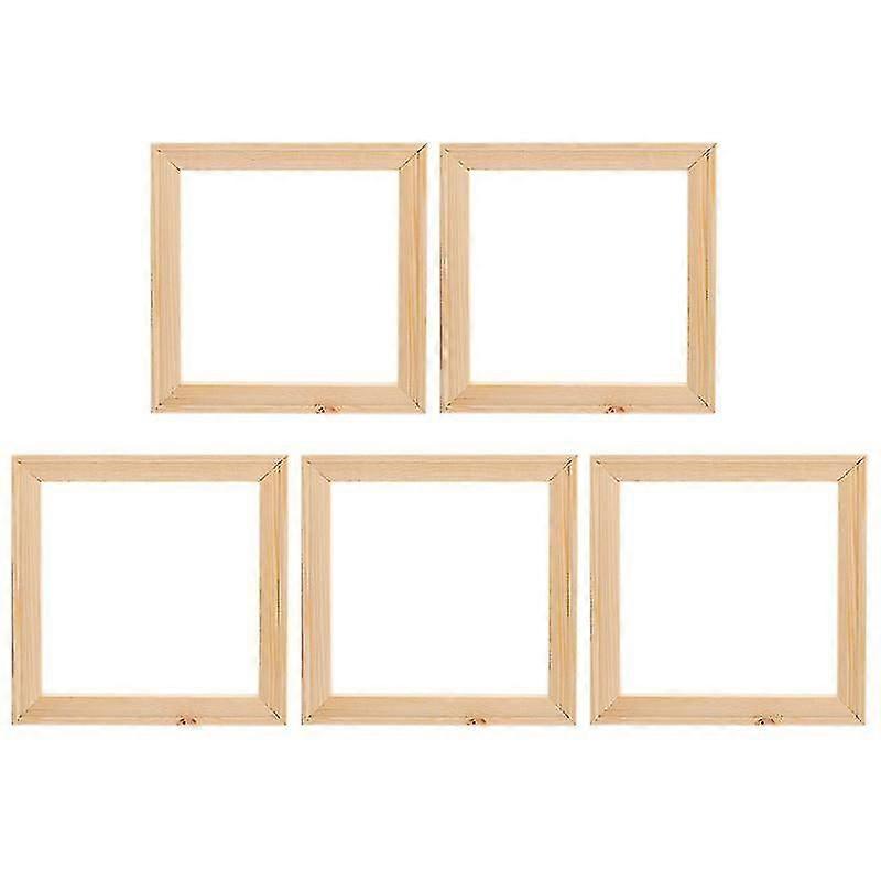 5pcs Wooden Empty Frame