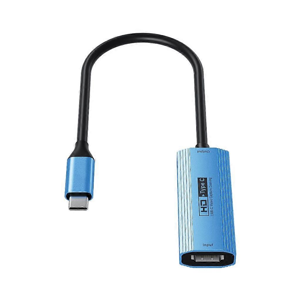 Type C Auditory Video Capture Card with PD3.0 1080P 60hz Wide Compatibility