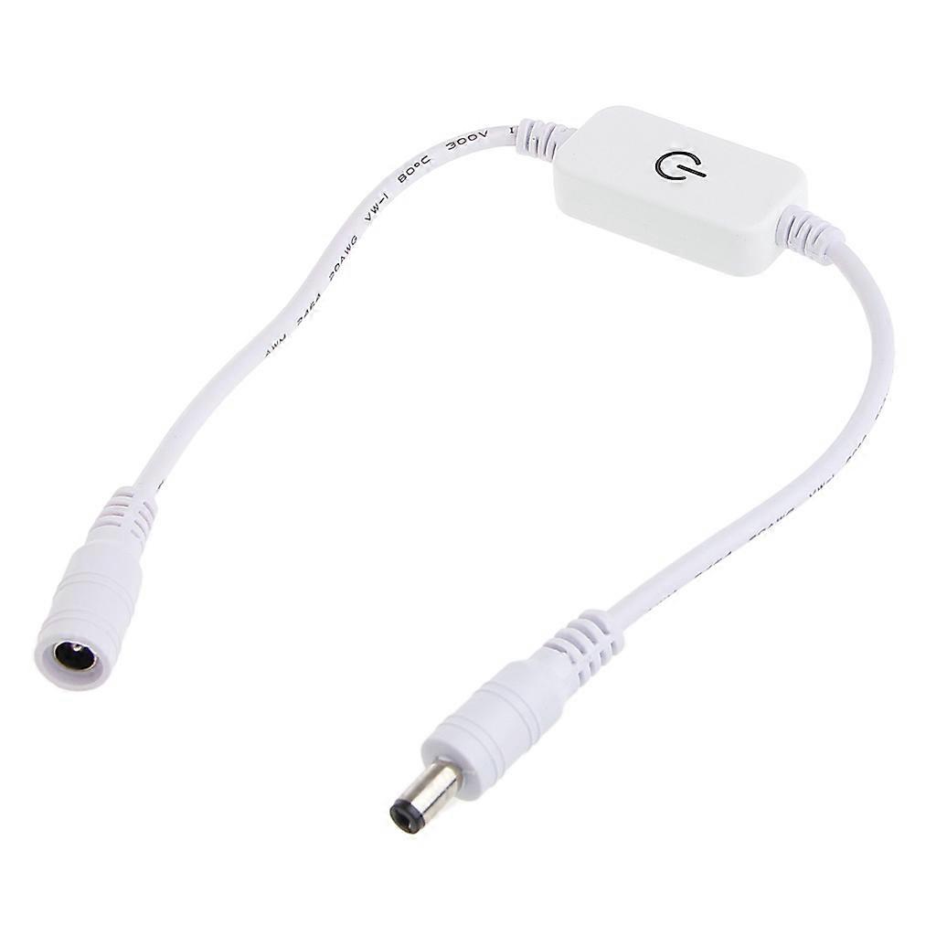 LED Dimmer for DC 12V-24V/4A for Single Color Led Strip for Touch Switch On/Off White