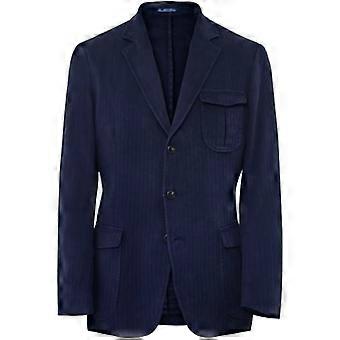 Hackett Garment-Dyed Herringbone Blazer