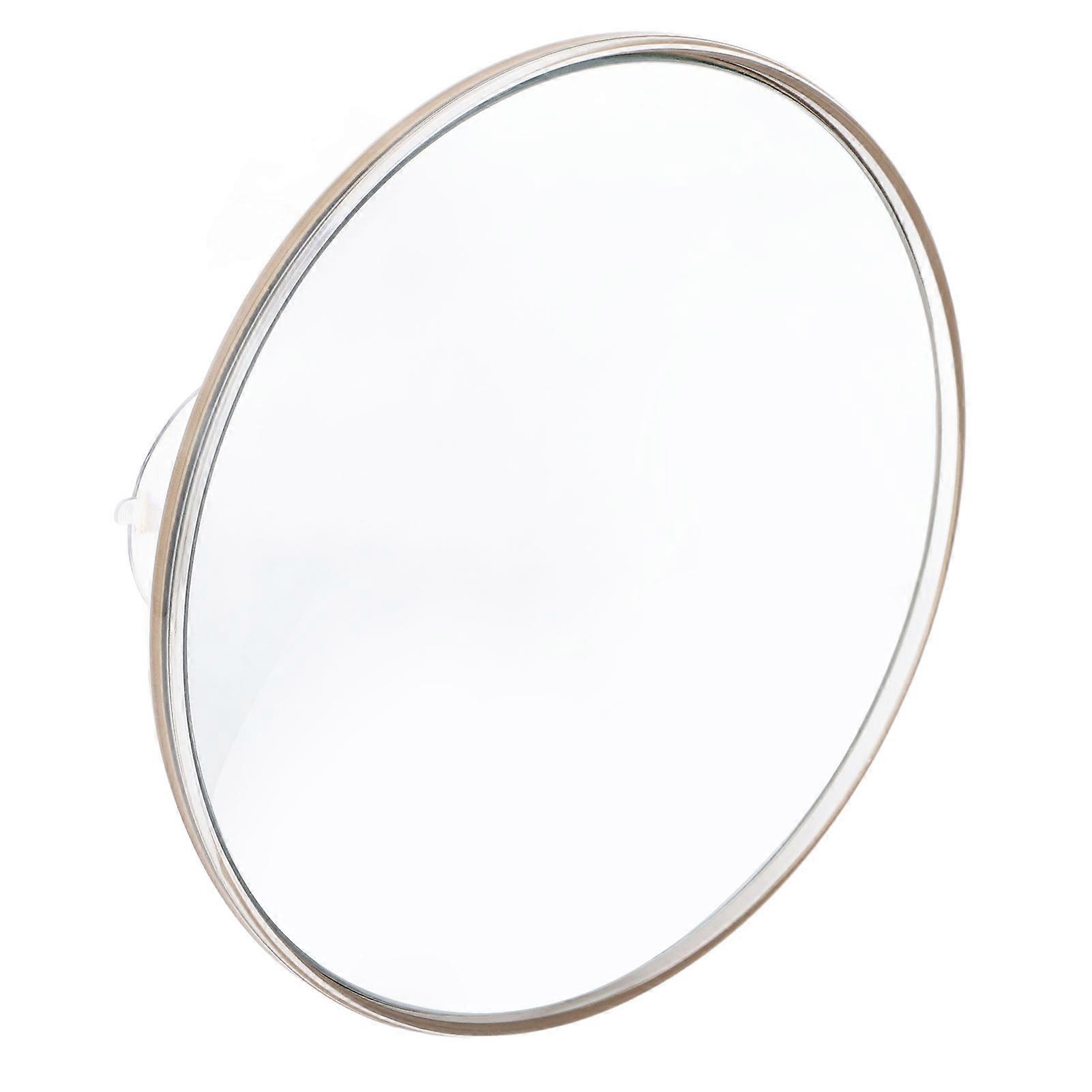 30X Magnifying Mirror Signal Sided 6 Inch Magnified Mirror with 3 Mounting Suction Cups Signal Sided Round Mirror for Travel Gold 
