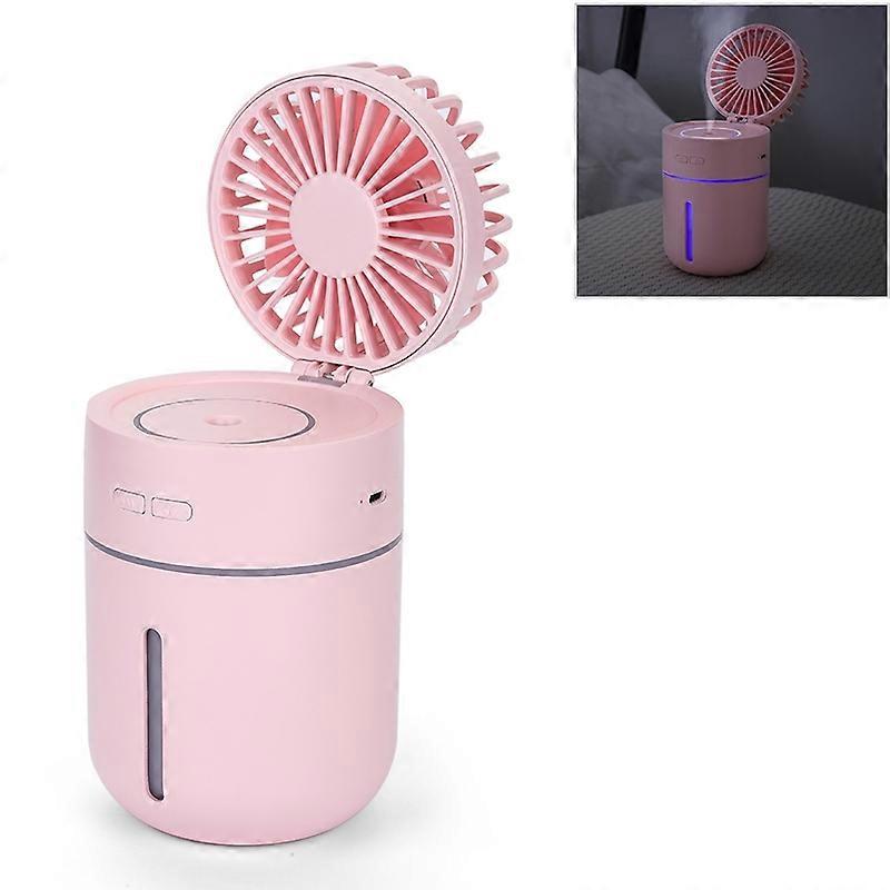 T9 Portable Adjustable USB Charging Desktop Humidifying Fan with 3 Speed Control