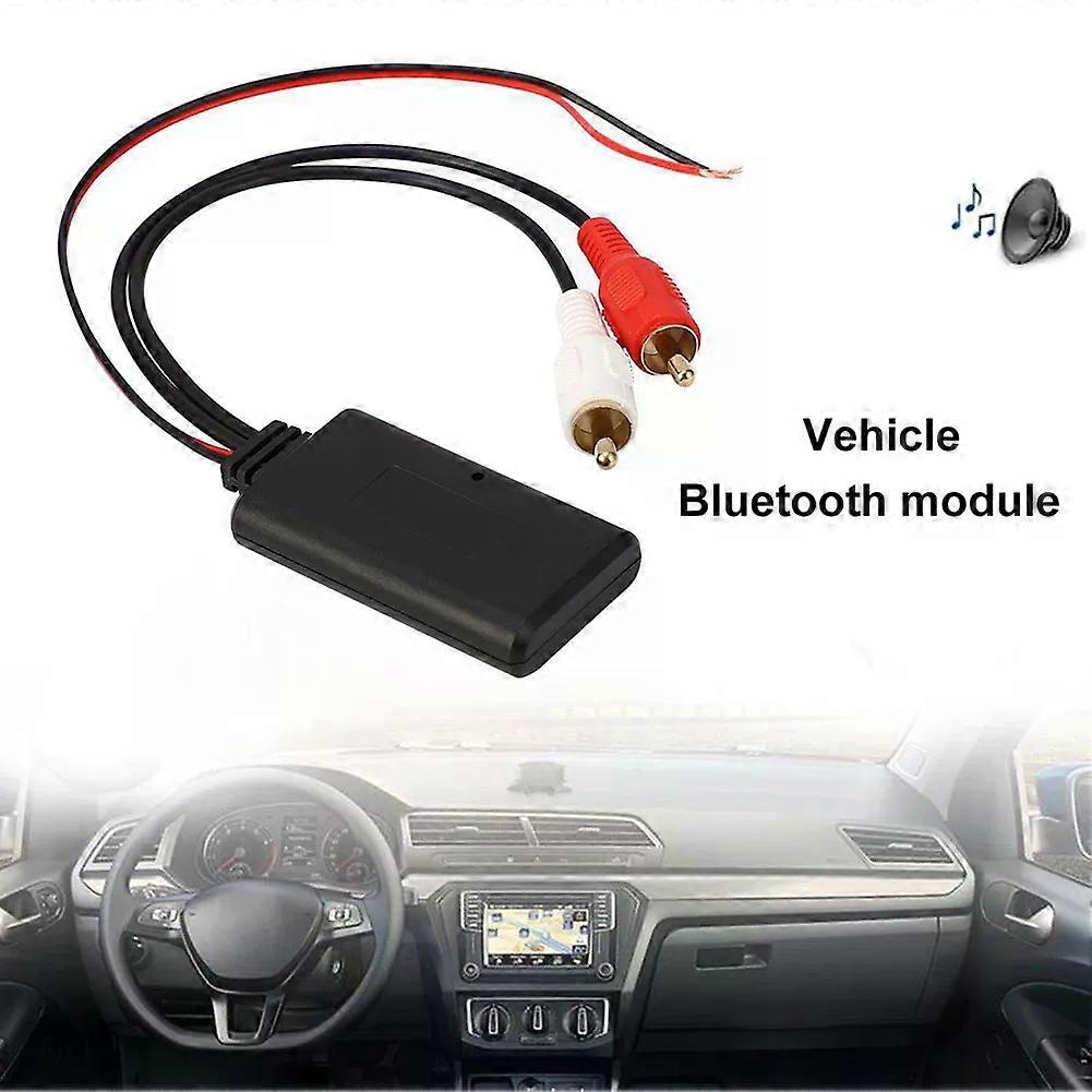 Universal Bluetooth-compatible Audio Cable Module AUX Adapter Car Electronics Accessories for Vehicles with 2RCA Interface