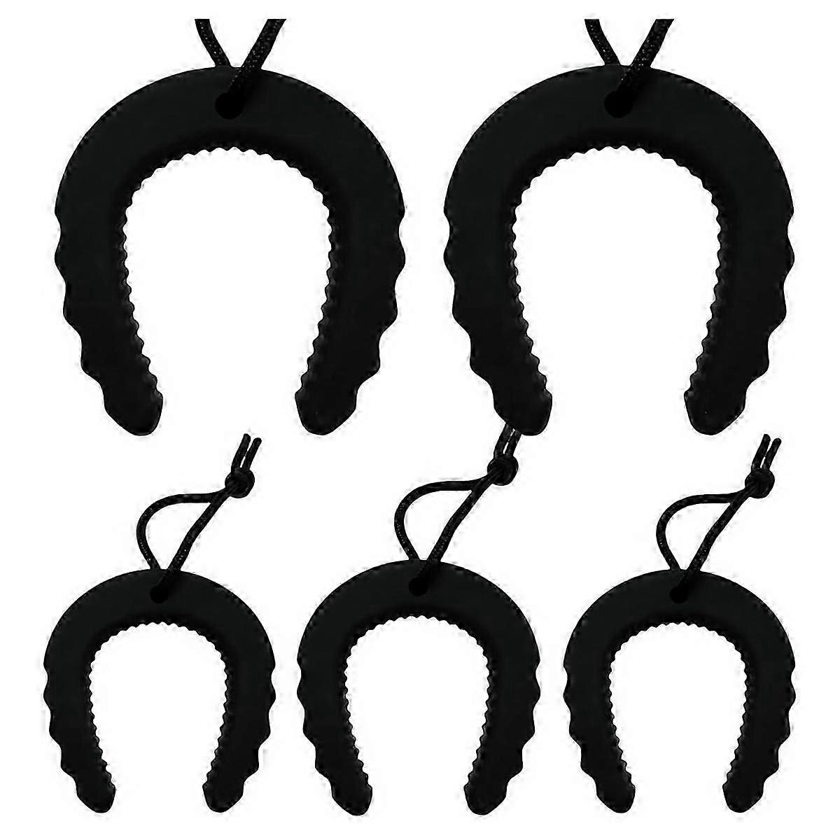 5Pack توقف باب المستجيب الأول ، ازدحام الباب لإنفاذ القانون ، خدمات الطوارئ ، توقف الباب الأسود