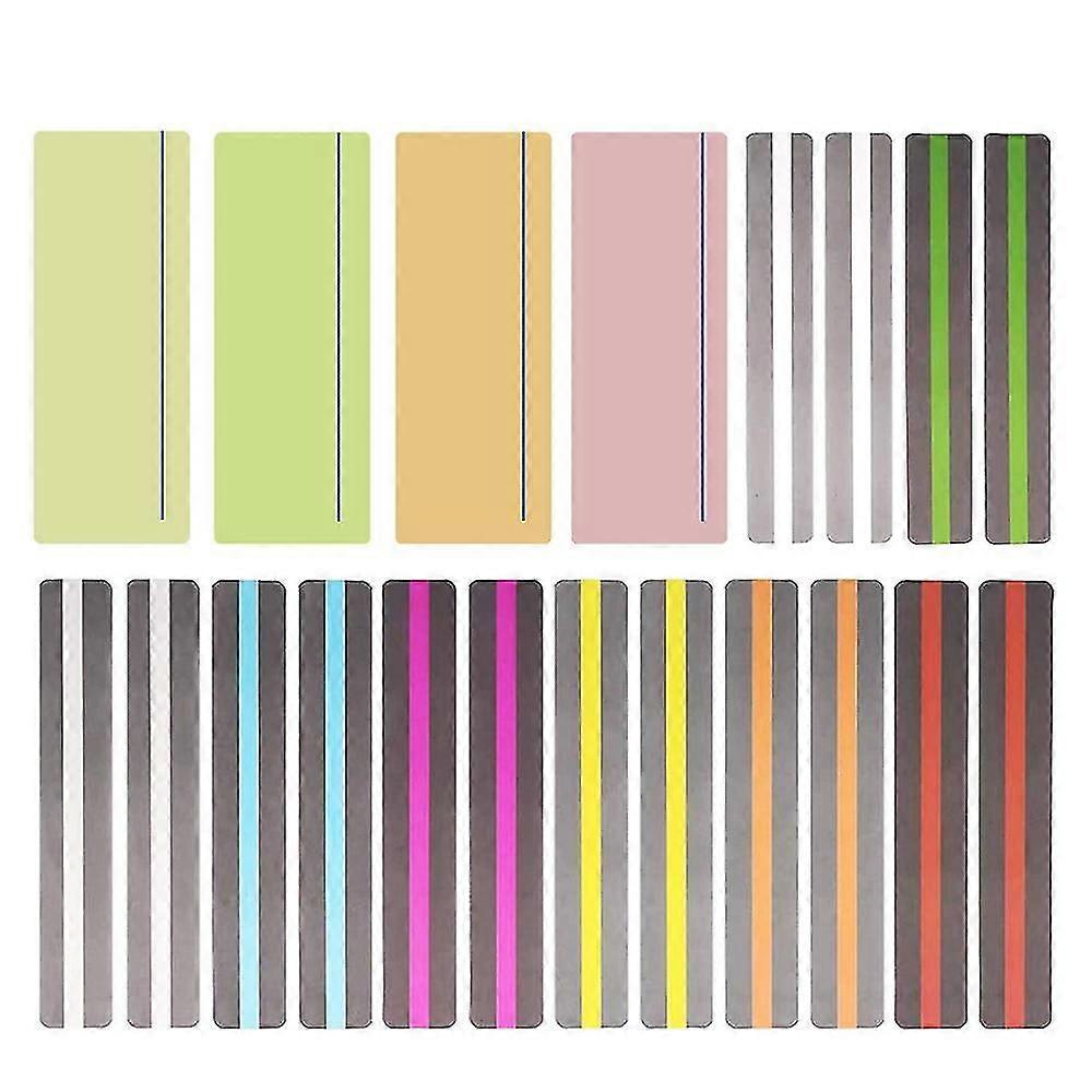 20 Pack Reading Guide Strips Kolorowa nakładka Highlight Bookmarks Reading Tracking Rulers For Childr