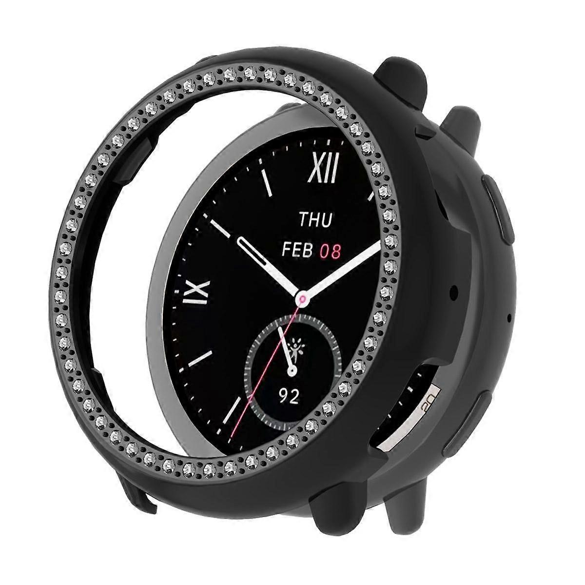 Diamond Half Coverage PC Watch Protective Case For Amazfit Active 2
