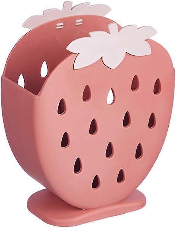 1 pack of strawberry chopstick rest, tableware storage box, kitchen utensils (sorrel)