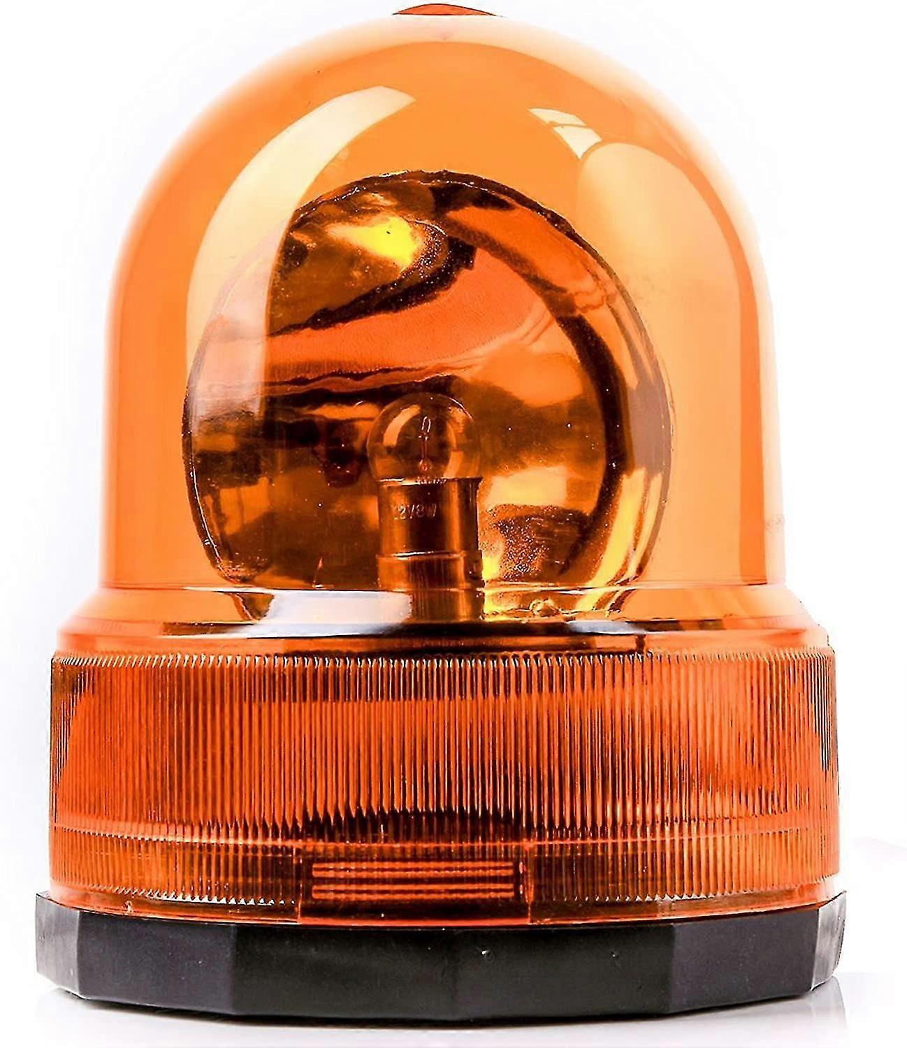 12v Oran Revolving Beacon - /warning Fits Any Vehicle