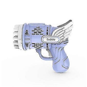 23 Holes Angel Bubble Gun Rocket Bubbles Machine Automatic Blower Gift