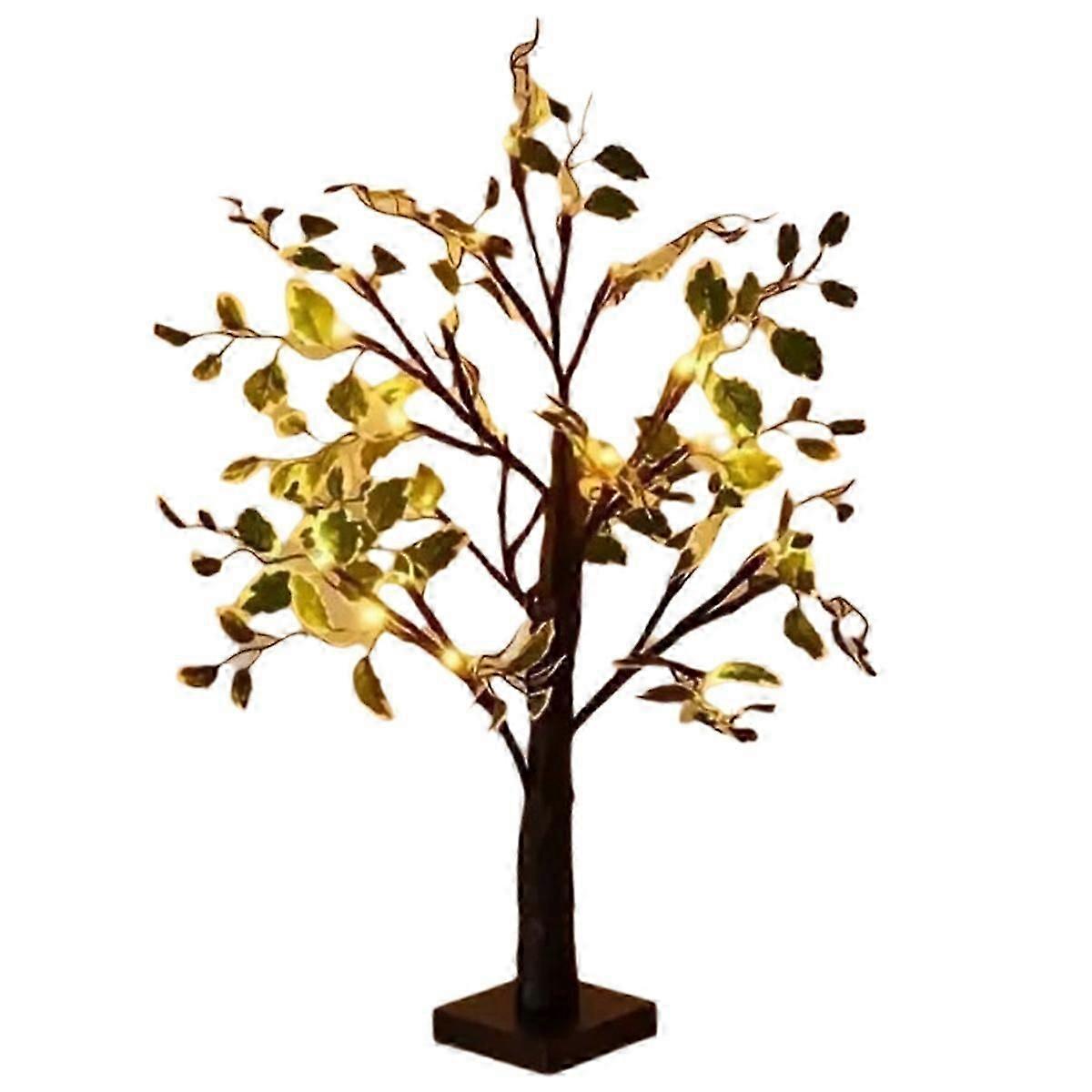 1pc 24LED Simulation Tree Light Holiday Shaped Tree Light Various Activity Scene Decoration Luminous Tree