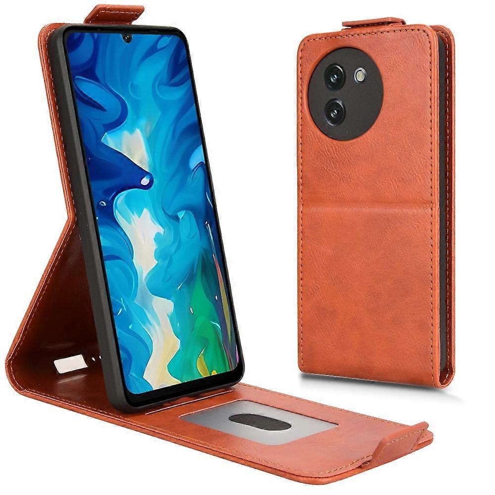 Capa de couro com fecho magnético e flip vertical para Doogee Note 59 Pro Note 59 com suporte e cartão