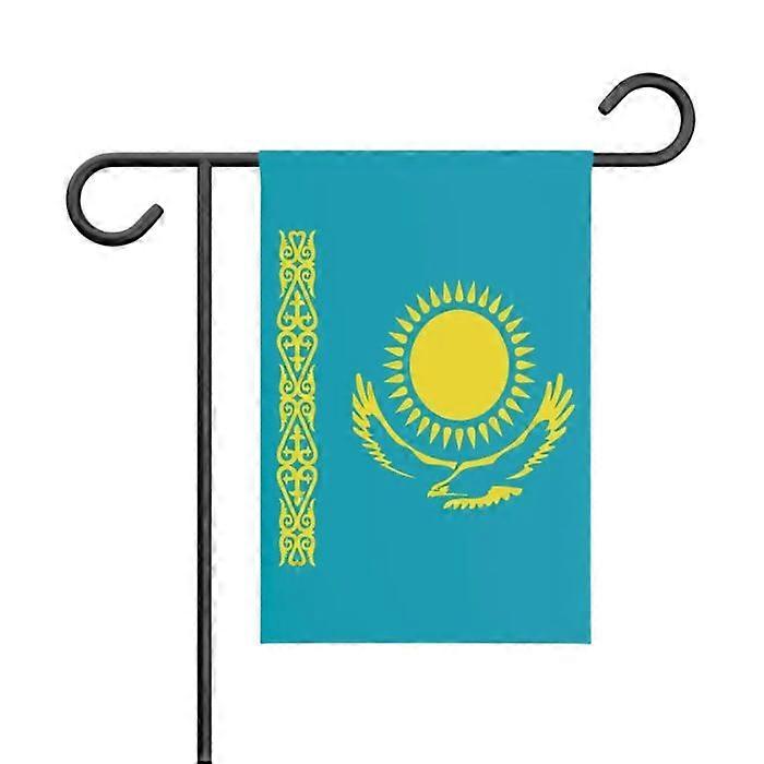 Flag - Kazakhstan - 32 x 47.5 cm - Polyester - Double-sided print - Multicolor