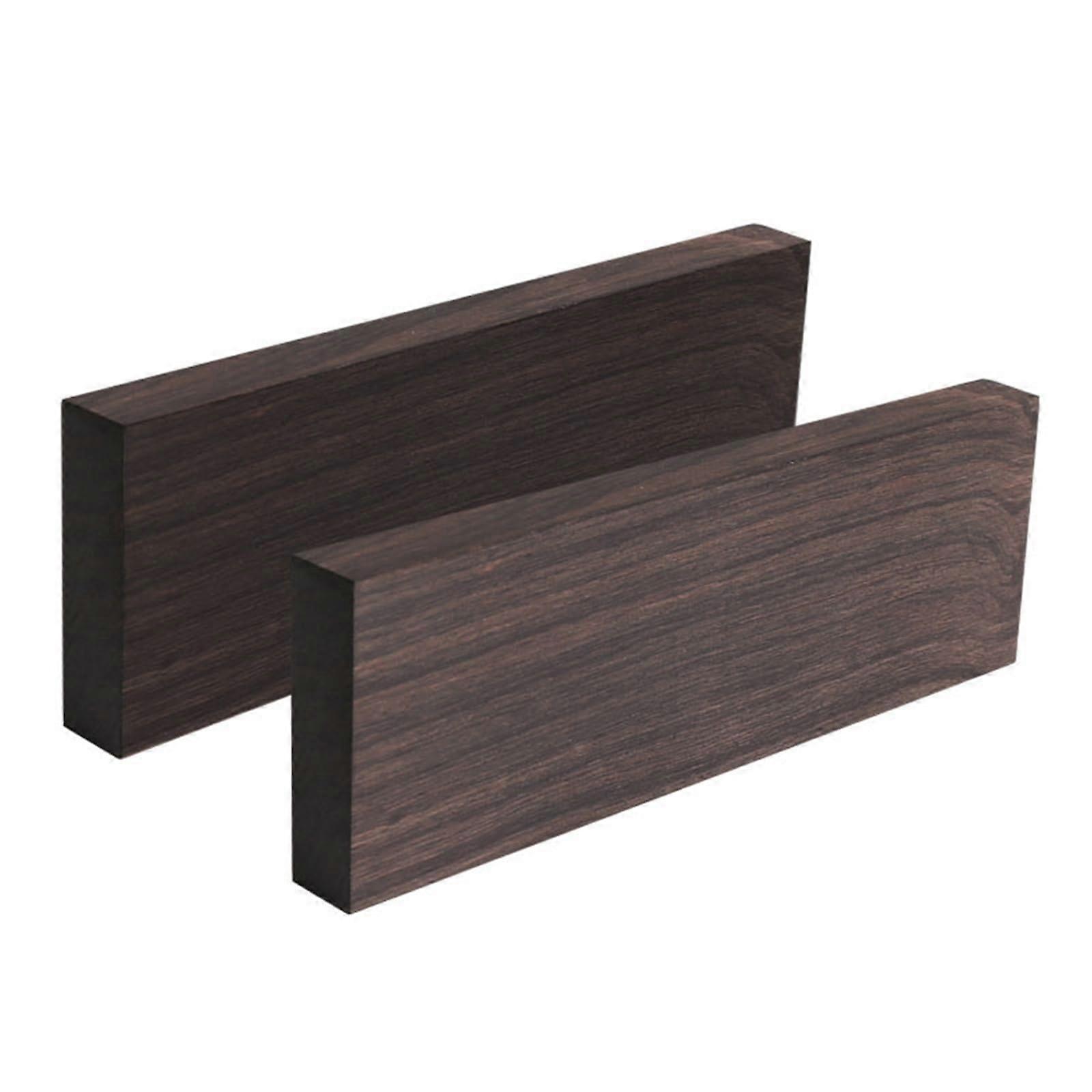 Unfinished Guitar Wood Material Sandalwood Block Blanks For Guitar Making 2 Pcs Bridges String Pins