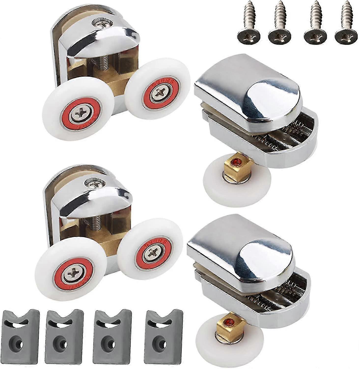 2-Pack 25mm Shower Door Rollers Replacement for Cubicles
