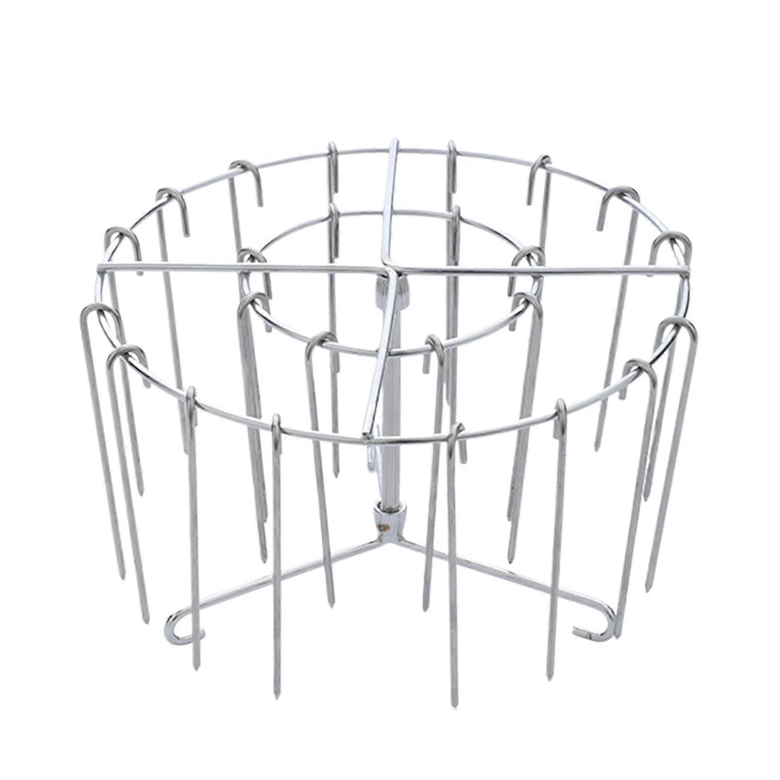 Airfryer skewer holder stainless steel roasting rack with vertical grill function