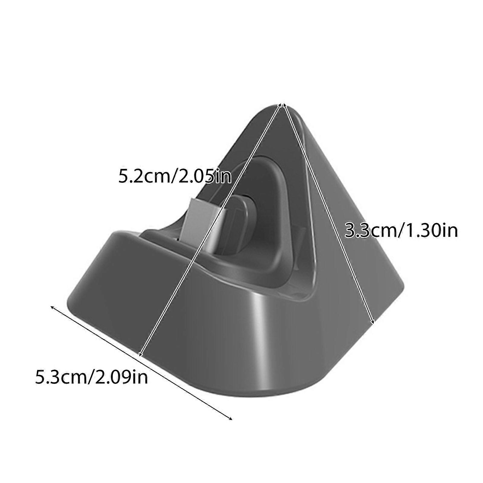 Console Charger Base Station Stable Charging Holder Stand for Switch/Switch Lite with Type C Input Port  Silver gray