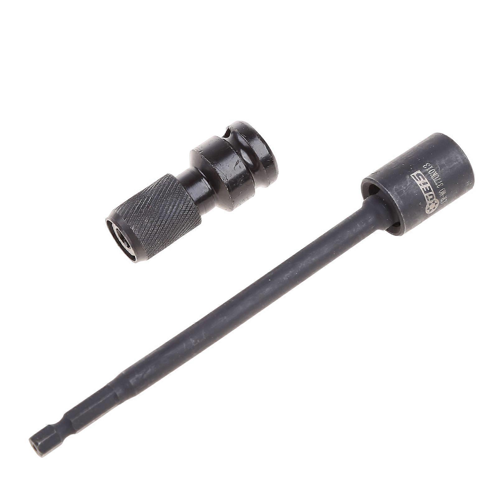 Drill Sockets Adapter with 6.35mm Hex Handle Chrome Vanadium Steel 360 Degree Rotatable High Hardness Tool Gift for Man Multicolor