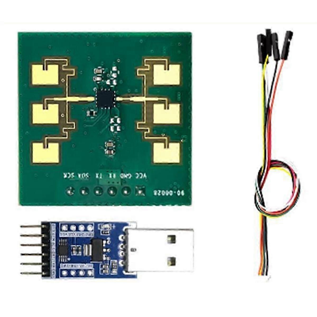 LD1158E 24G Mobile Ranging Radar Sensor Module Long Distance One Receive and One Transmit TTL Seria