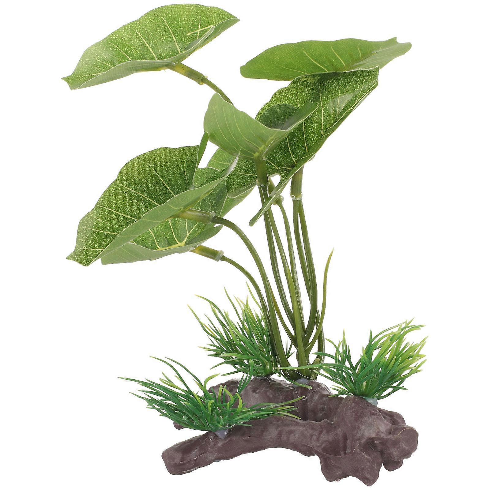 Aquarium Plant Decor, Realistic Look for Creating Engaging Pet Environments