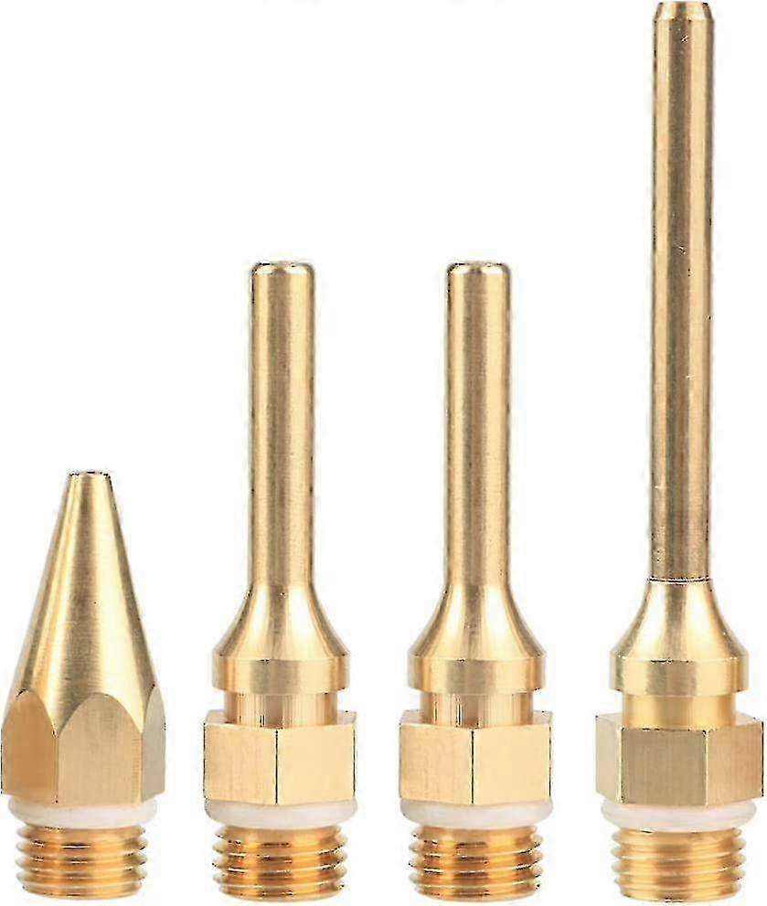 Copper Hot Glue Gun Nozzle Kit, 10.8mm Thread Interchangeable Nozzles Replacement Tool