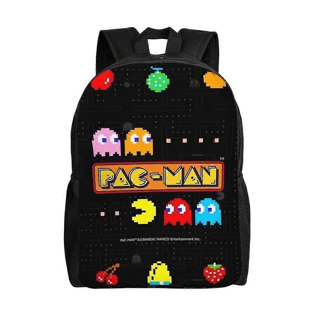 PACMAN多用途バックパック洗えるカジュアルスタイル学生バックパックトレンディなオックスフォード布コンピューターバッグユニセックス-hk3608