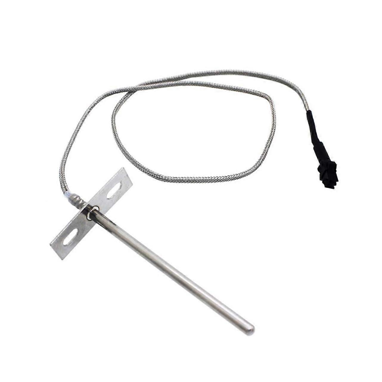 Oven Temperature Sensor Replacement Probe for Grill and Pizza Oven, Durable Indoor Meat Thermometer, Silver Finish